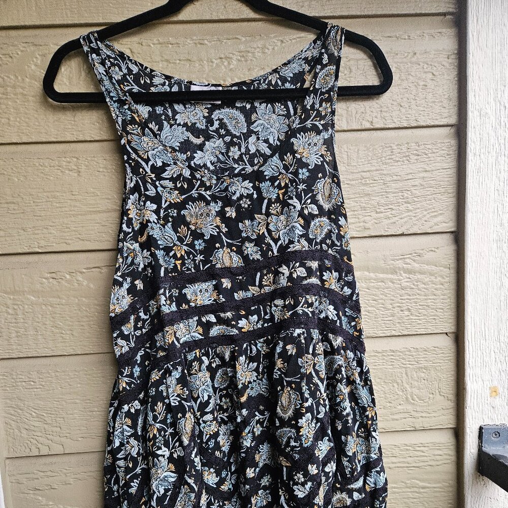 Free people size small intimately yours Viole and lace trapeze slip / mini dress
